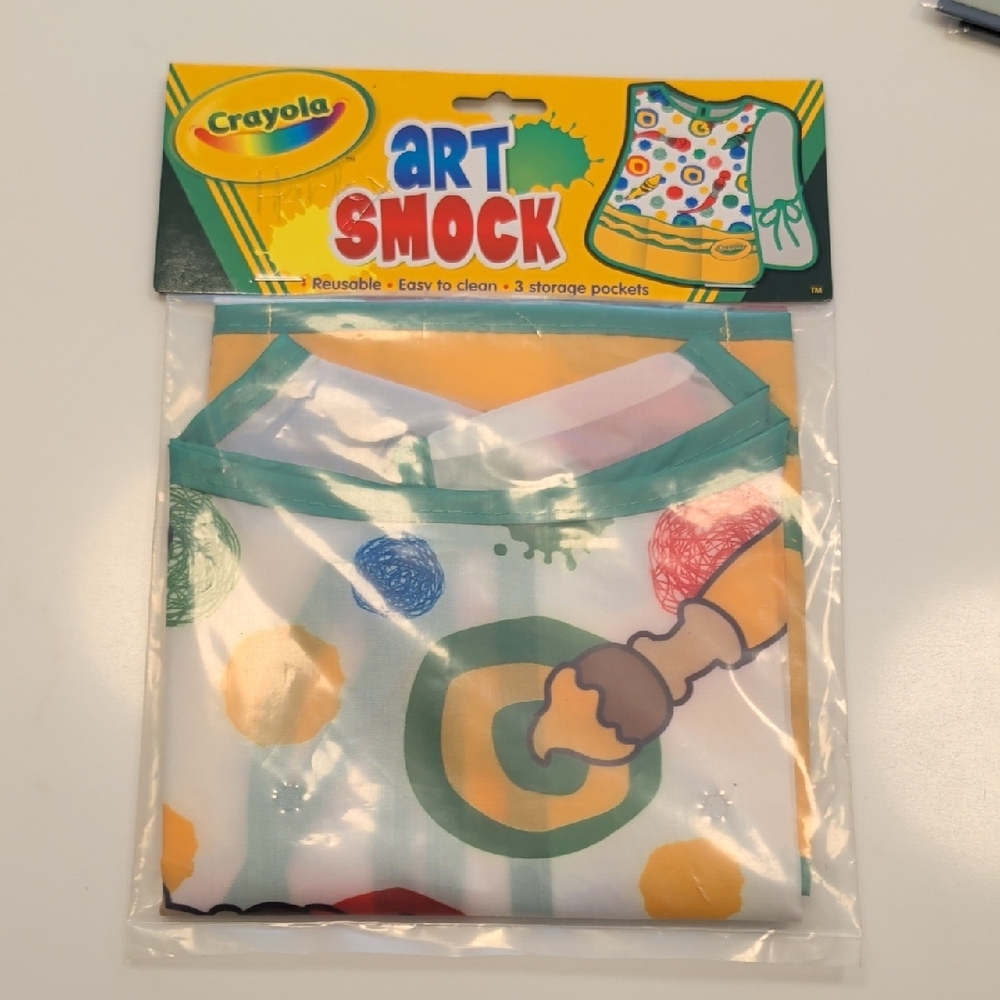 Crayola Art Smock with Multicolor Circles